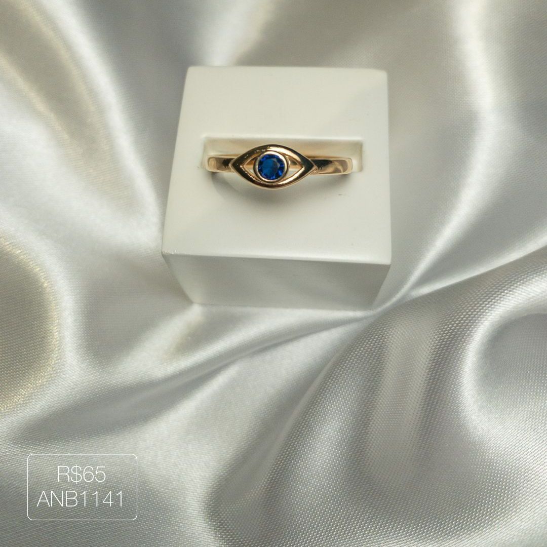 Anel Olho Grego Liso